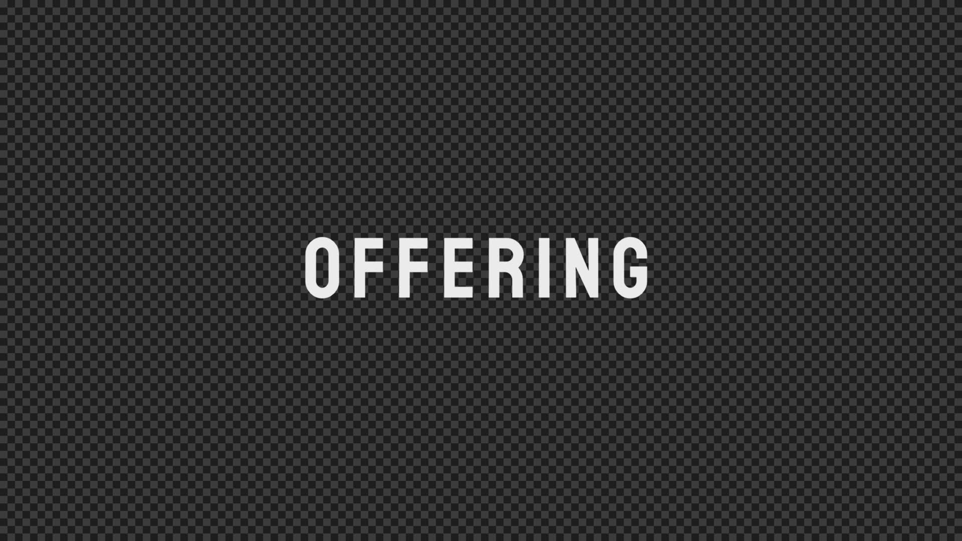 Color Wash Title Overlay - Offering | Visual Revival