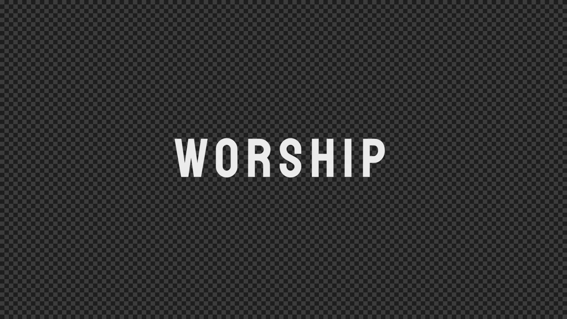 Color Wash Title Overlay - Worship | Visual Revival