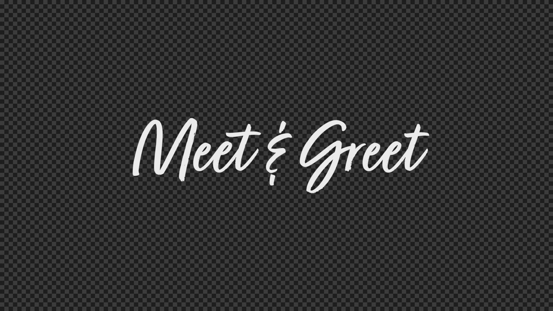 Color Edge Title Overlay - Meet And Greet | Visual Revival