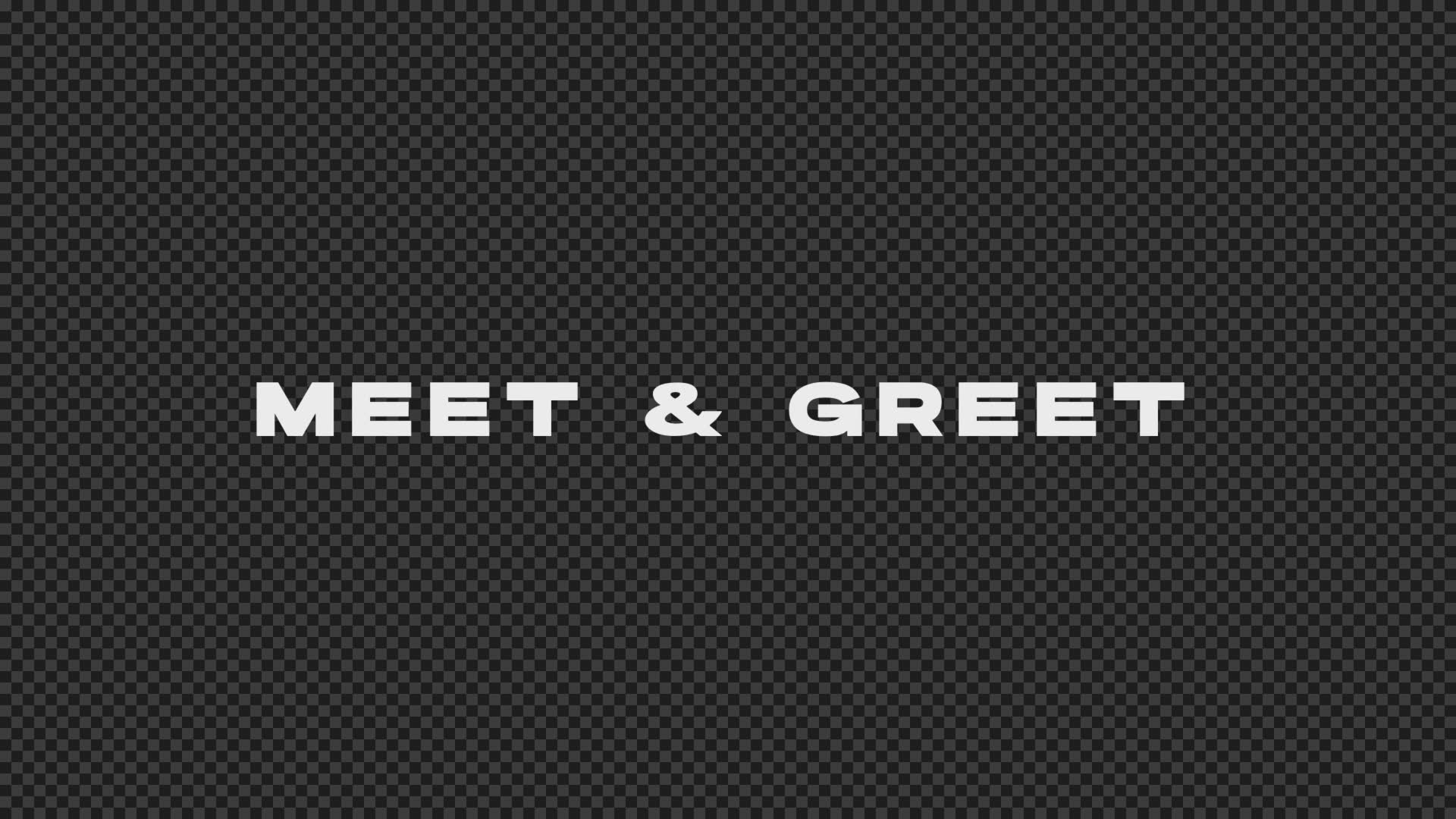 Gradient Flow Title Overlay - Meet And Greet | Visual Revival