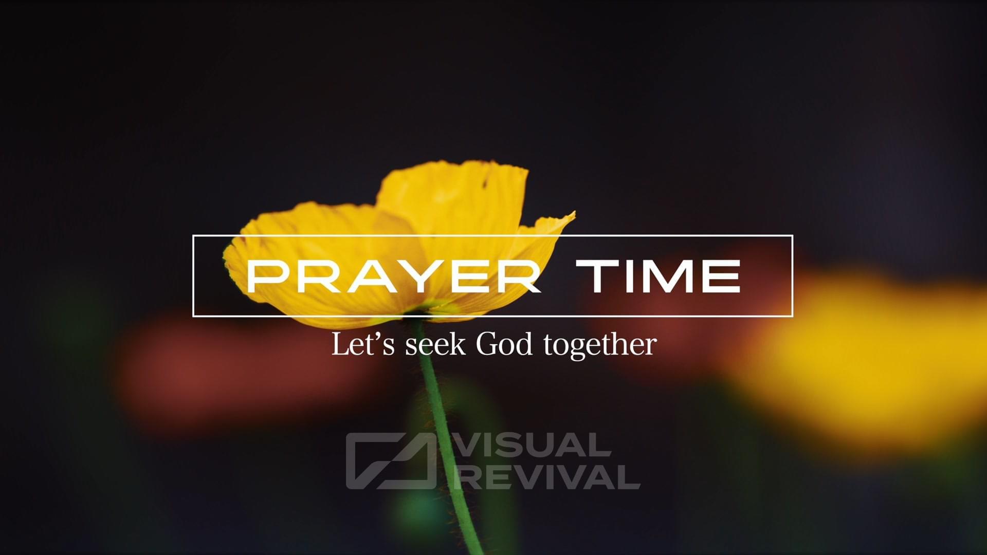 Powerpoint Spring Prayer Request Spring's Embrace Title Slide - Prayer Time | Visual Revival