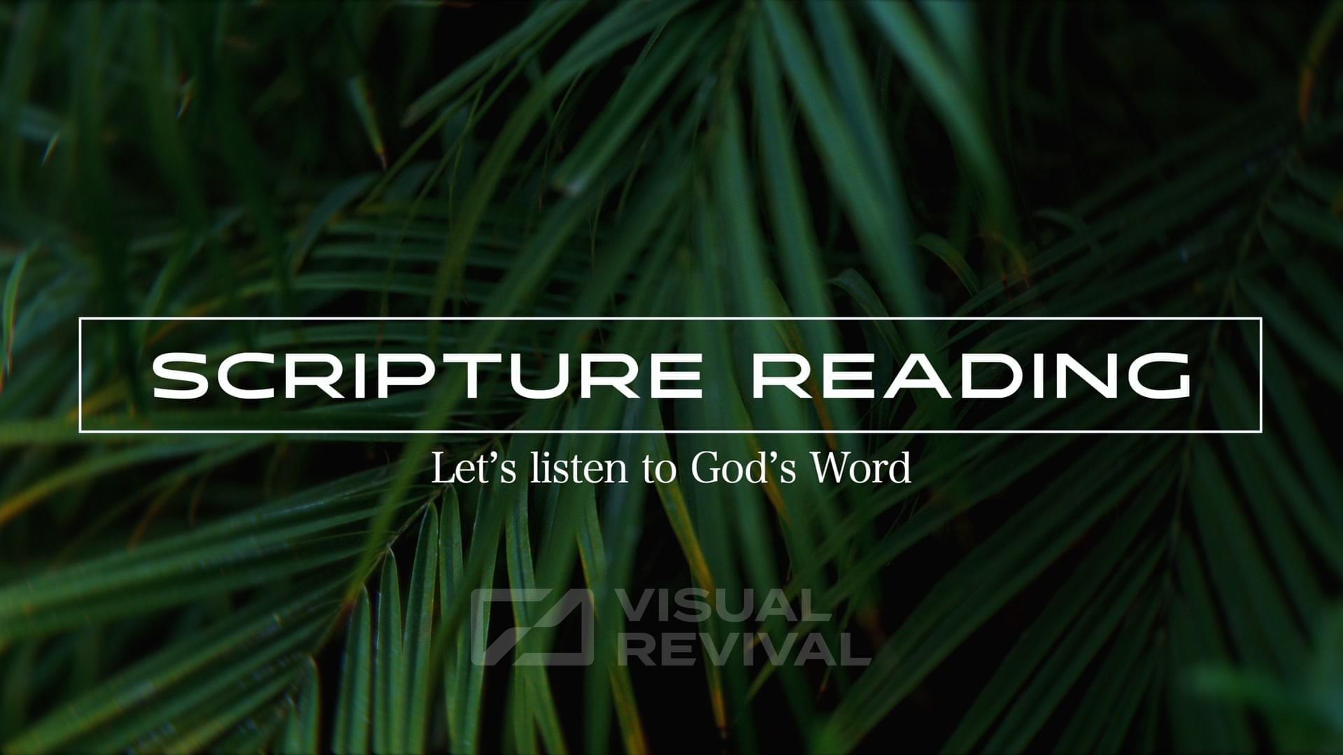 Spring's Embrace Title Slide - Scripture Reading | Visual Revival