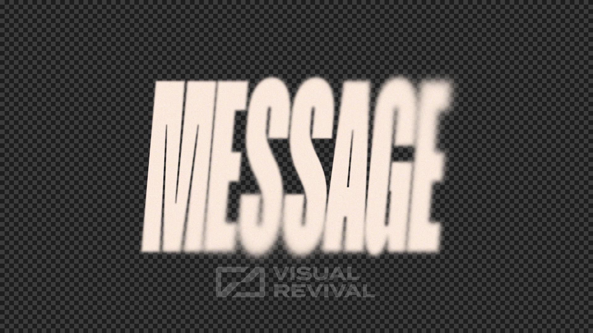 Message Title Holy Ghost Title Overlay - Message | Visual Revival
