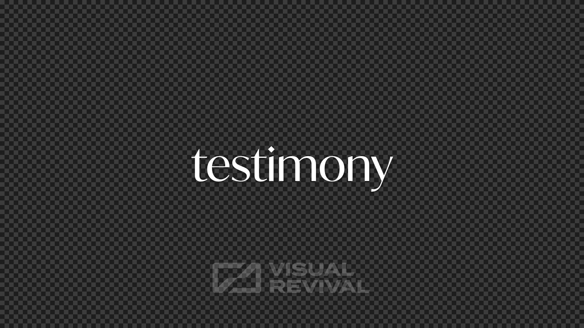 Golden Pastures Title Overlay - Testimony | Visual Revival
