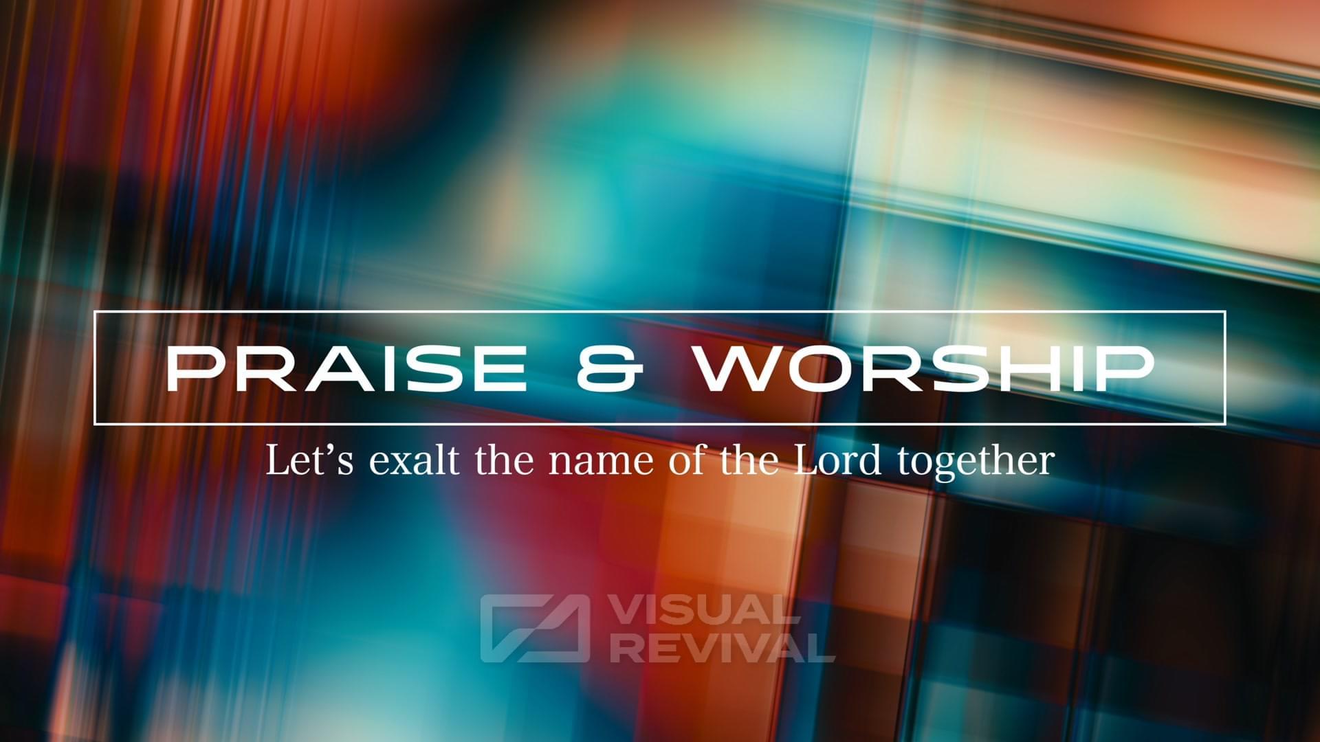 Fractured Glass Title Slide - Praise And Worship | Visual Revival