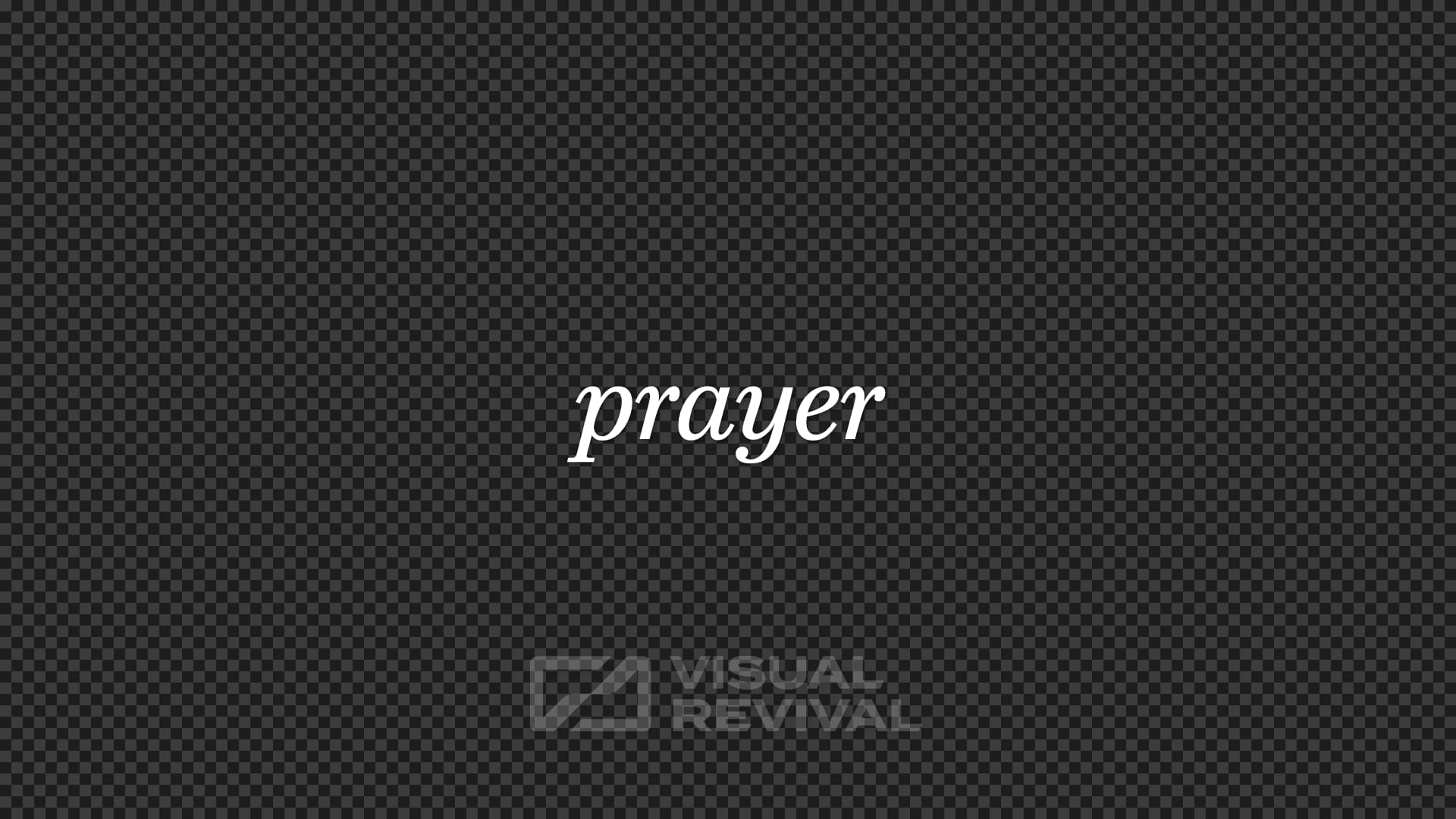 Sunrises Title Overlay - Prayer | Visual Revival