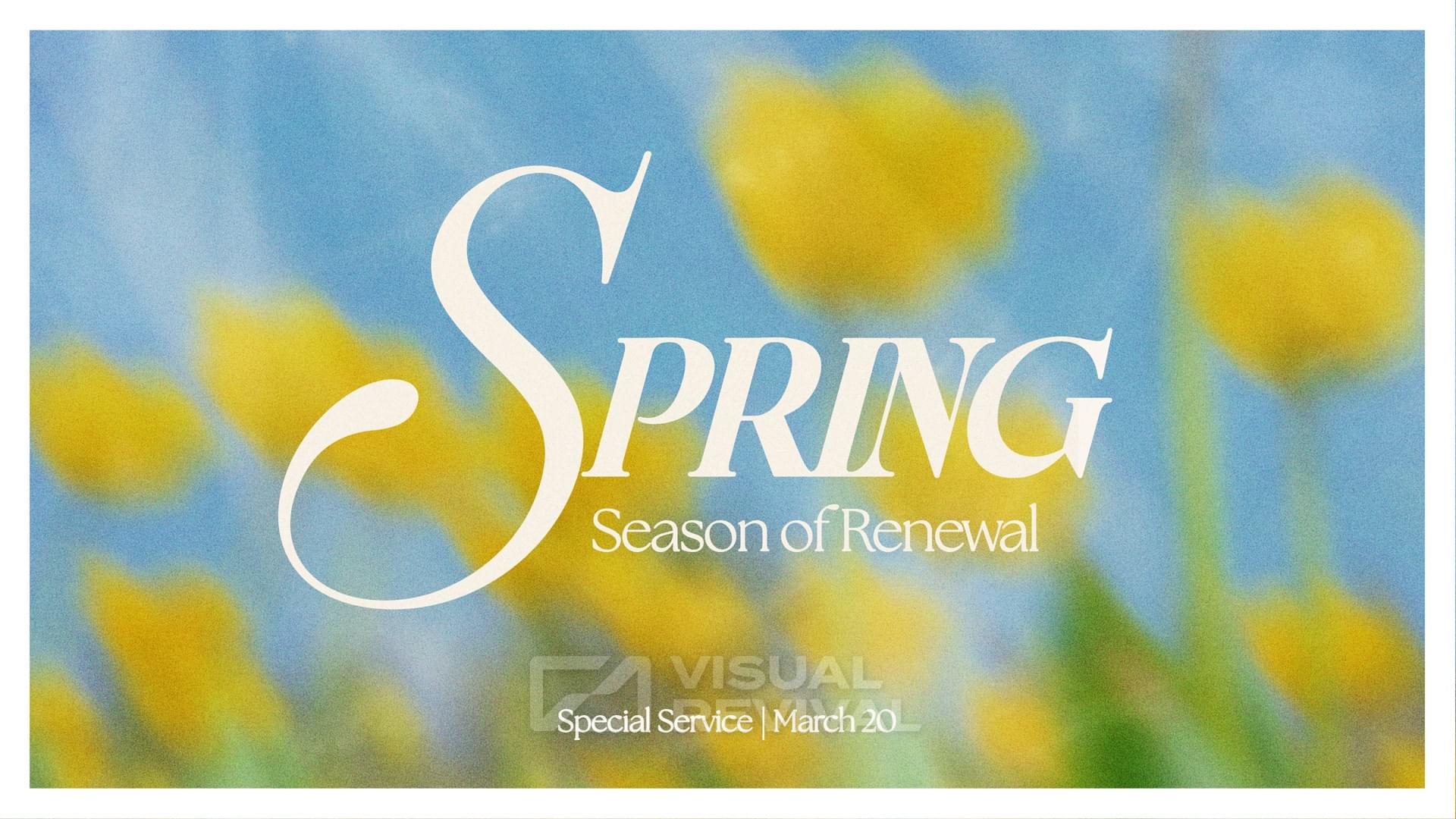 Spring Ministry Graphic & Info | Visual Revival